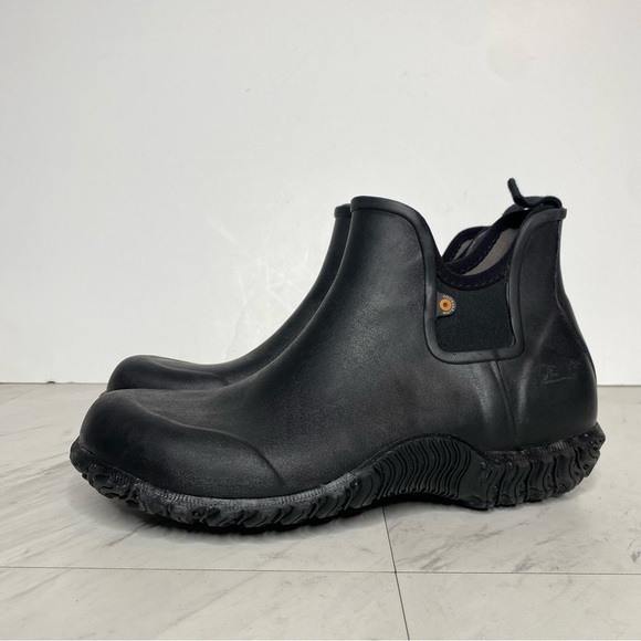 Bogs Basin Chelsea Black Men’s Rain Boot 7 - Picture 14 of 14